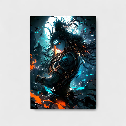 LORD SHIVA HD Metal Poster