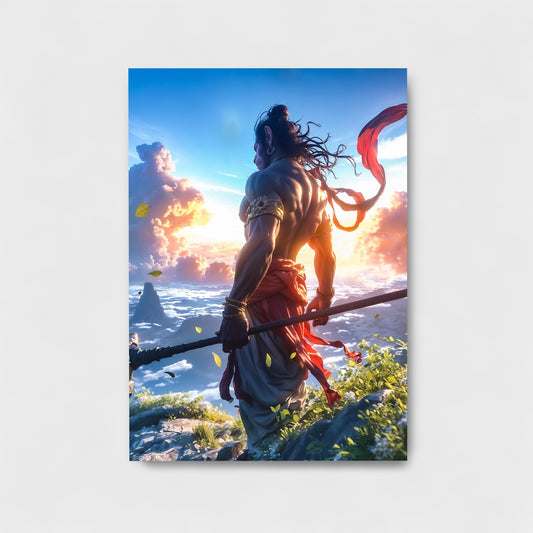 LORD HANUMAN HD Metal Poster