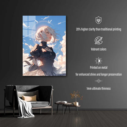 2B ANDROID BEAUTY HD Shining Metal Poster