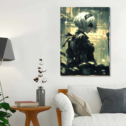 2B wallpaper-Artwork HD Shining Metal Poster