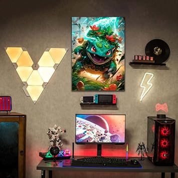 SolarBeam Bulbasaur- HD Shining Metal Poster