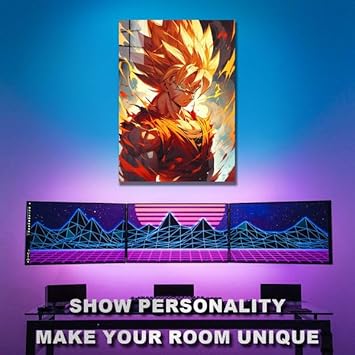 Super Saiyan - HD Shining Metal Poster