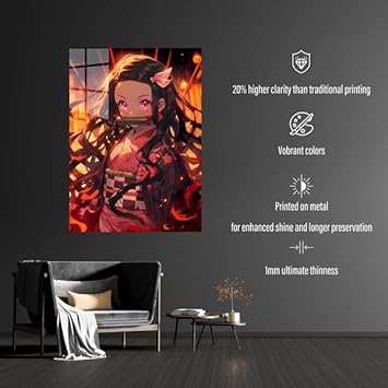 Halloween Kamado Nezuko- HD Shining Metal Poster