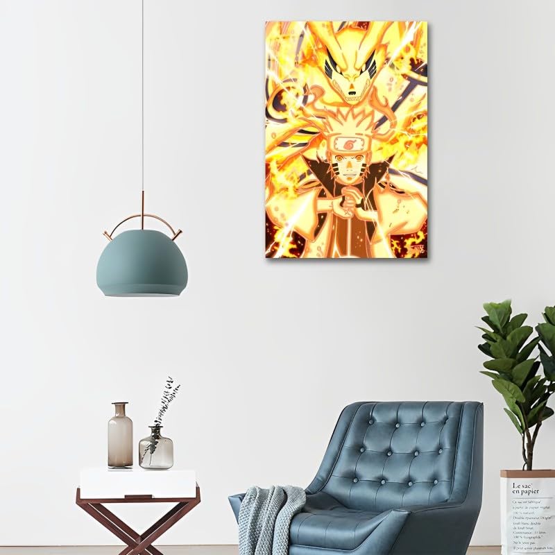 Naruto Six Path Anime -  HD Shining Metal Poster