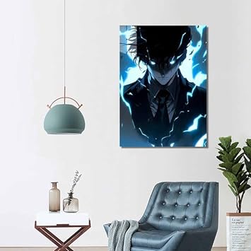 Solo Leveling Artwork- HD Shining Metal Poster