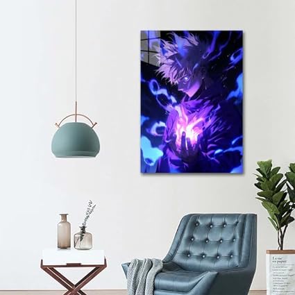 Hollow Purple Gojo- HD Shining Metal Poster