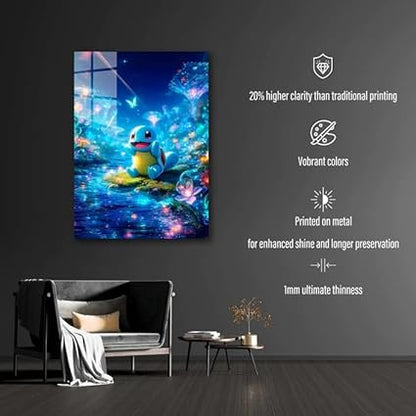 Pokemon Blastoise -  HD Shining Metal Poster