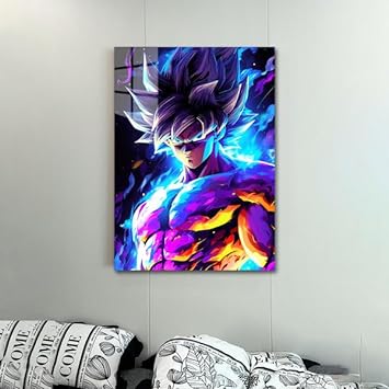 Holofractal Goku- HD Shining Metal Poster