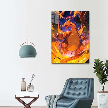 Pokemon Charizard -  HD Shining Metal Poster