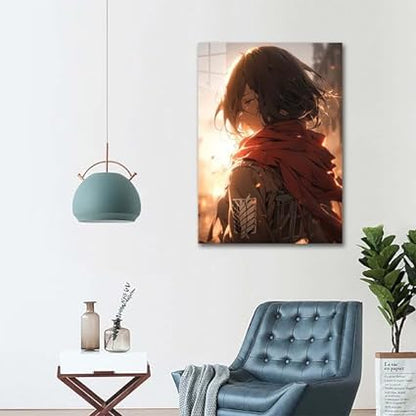 Mikasa - Reminiscence- HD Shining Metal Poster