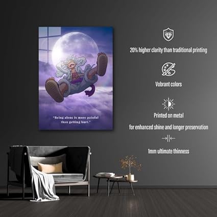 Luffy Gear 5 Moon- HD Shining Metal Poster