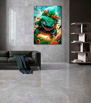 SolarBeam Bulbasaur- HD Shining Metal Poster