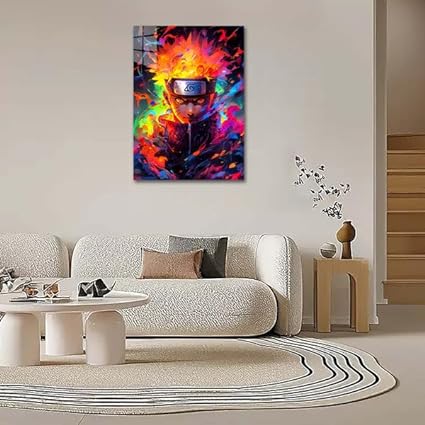 A0014-Naruto-Artwork HD Shining Metal Poster