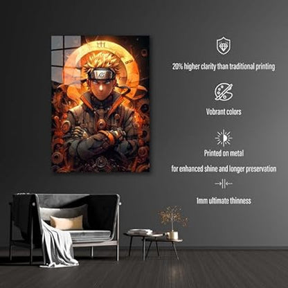 Naruto SteamPunk 5 - HD Shining Metal Poster