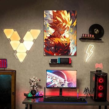 Super Saiyan - HD Shining Metal Poster