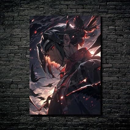 NARUTO｜Uchiha Itachi- HD Shining Metal Poster