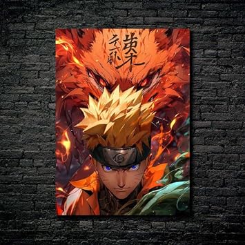 Cursed Naruto- HD Shining Metal Poster