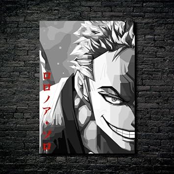 Roronoa Zoro Left- HD Shining Metal Poster