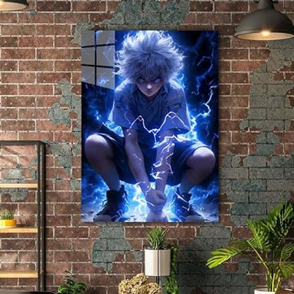 Thunder Killua- HD Shining Metal Poster