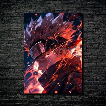 The Unyielding Naruto- HD Shining Metal Poster