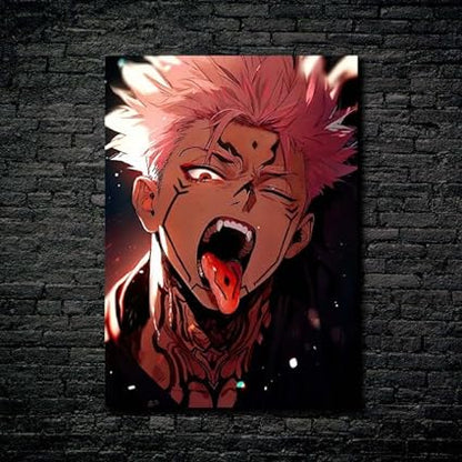 Original Sukuna- HD Shining Metal Poster