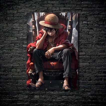 Monkey D Luffy-  HD Shining Metal Poster