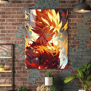 Super Saiyan - HD Shining Metal Poster