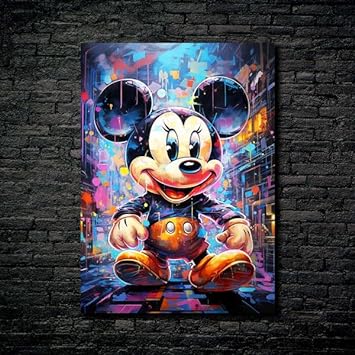 Pop Mouse- HD Shining Metal Poster