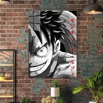 Monkey D Luffy Right- HD Shining Metal Poster