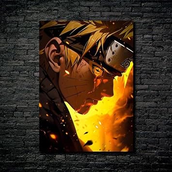 Naruto Sage CloseUp- HD Shining Metal Poster