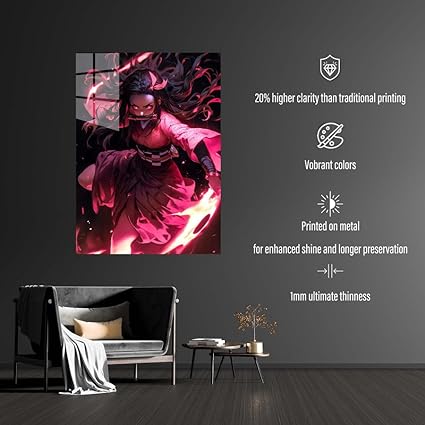 Demon Slayer Nezuko- HD Shining Metal Poster