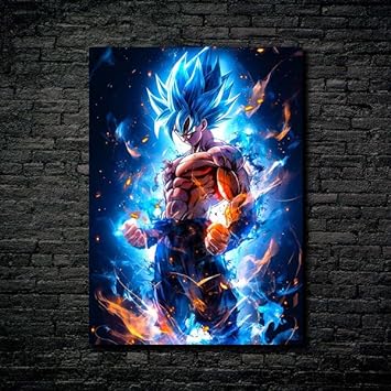 Ice blue power- HD Shining Metal Poster