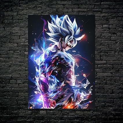 DBZ UI Goku- HD Shining Metal Poster