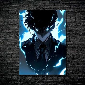 Solo Leveling Artwork- HD Shining Metal Poster