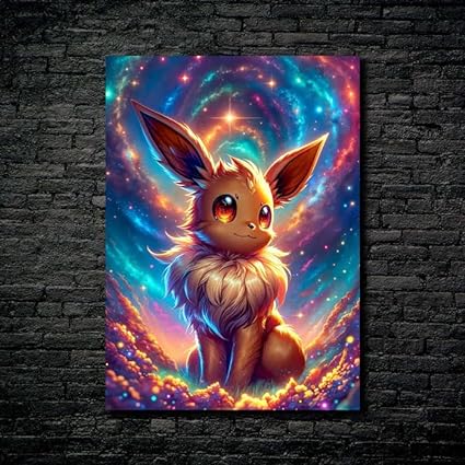 Pokemon Eve -  HD Shining Metal Poster