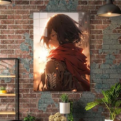 Mikasa - Reminiscence- HD Shining Metal Poster