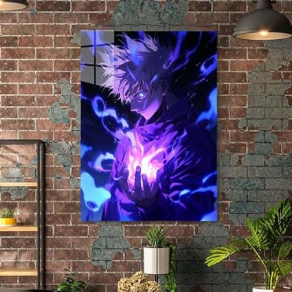 Hollow Purple Gojo- HD Shining Metal Poster