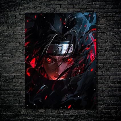 Tsukuyomi - Affiche HD en métal brillant