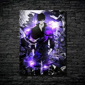 Solo Leveling Sung Power- HD Shining Metal Poster