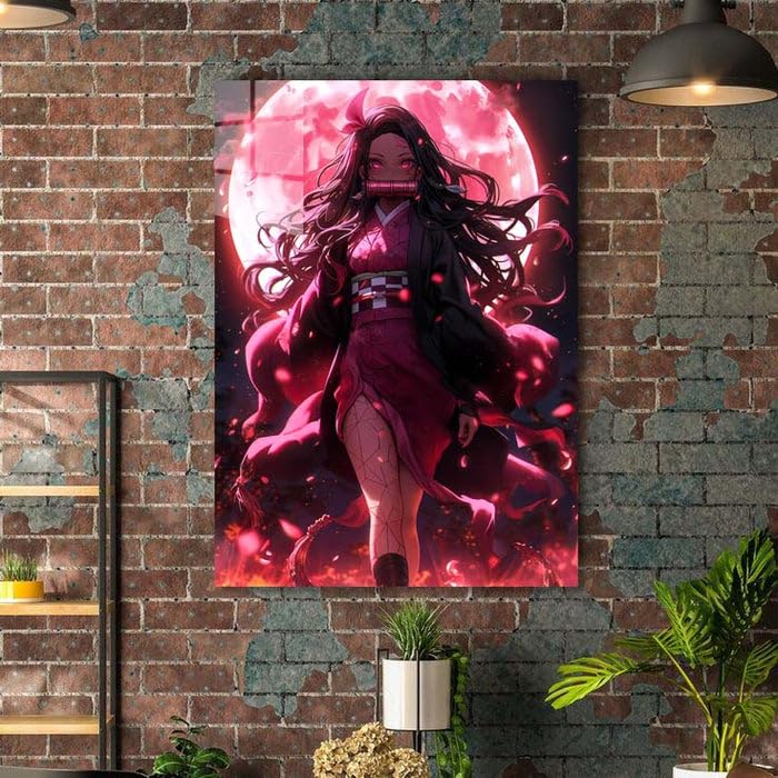 Nezuko v2- HD Shining Metal Poster