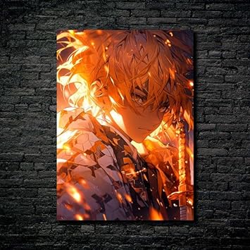 Zenitsu Demon Slayer- HD Shining Metal Poster