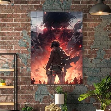 AOT Eren- HD Shining Metal Poster