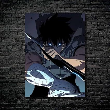 Solo Leveling Anime Art- HD Shining Metal Poster