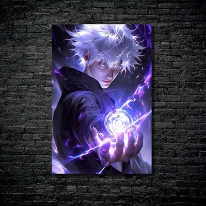 satoru gojo- HD Shining Metal Poster