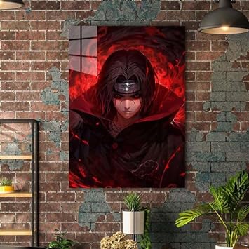 Itachi - Mangekyou Sharingan- HD Shining Metal Poster