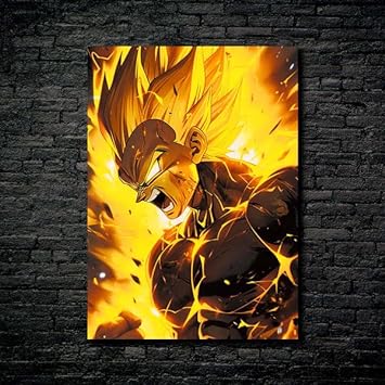 Golden Scream- HD Shining Metal Poster