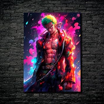 One Piece｜Neon Zoro 1-ArtWork