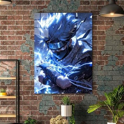 Kakashi Hatake Raikiri- HD Shining Metal Poster