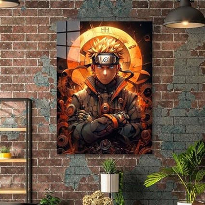 Naruto SteamPunk 5 - HD Shining Metal Poster