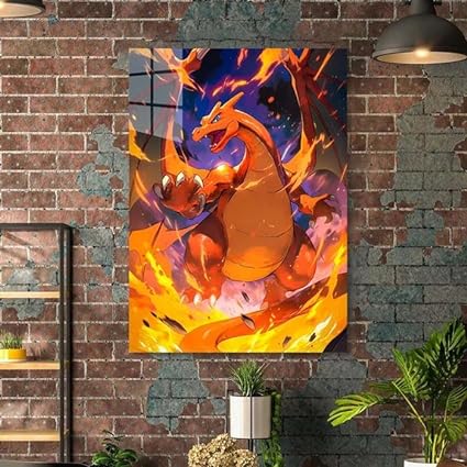 Pokemon Charizard -  HD Shining Metal Poster